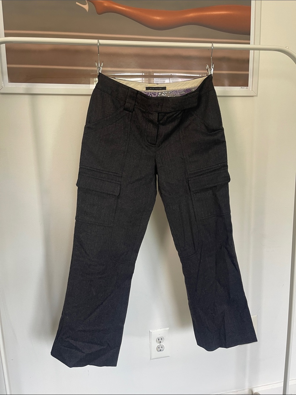 Elie Tahari Black Women's Cargo Pants